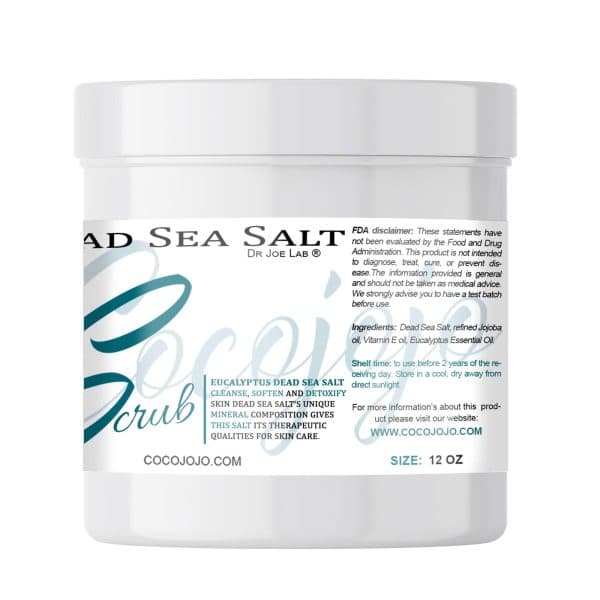Dead Sea Salt Scrub – Eucalyptus